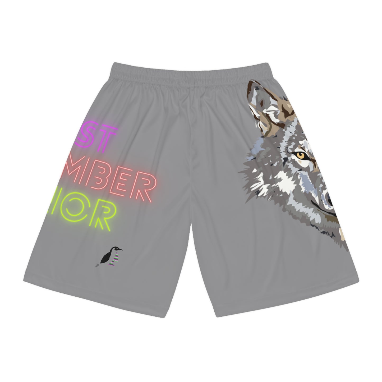 Basketball Shorts: Wolves Grey