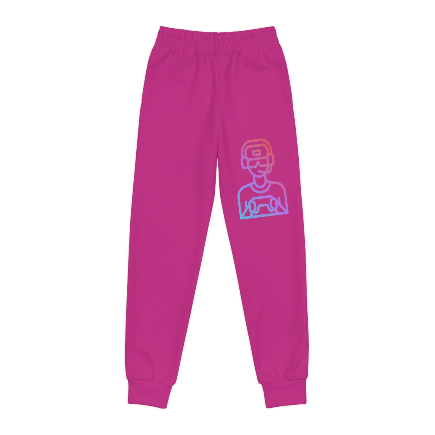 Youth Joggers: Gaming Pink