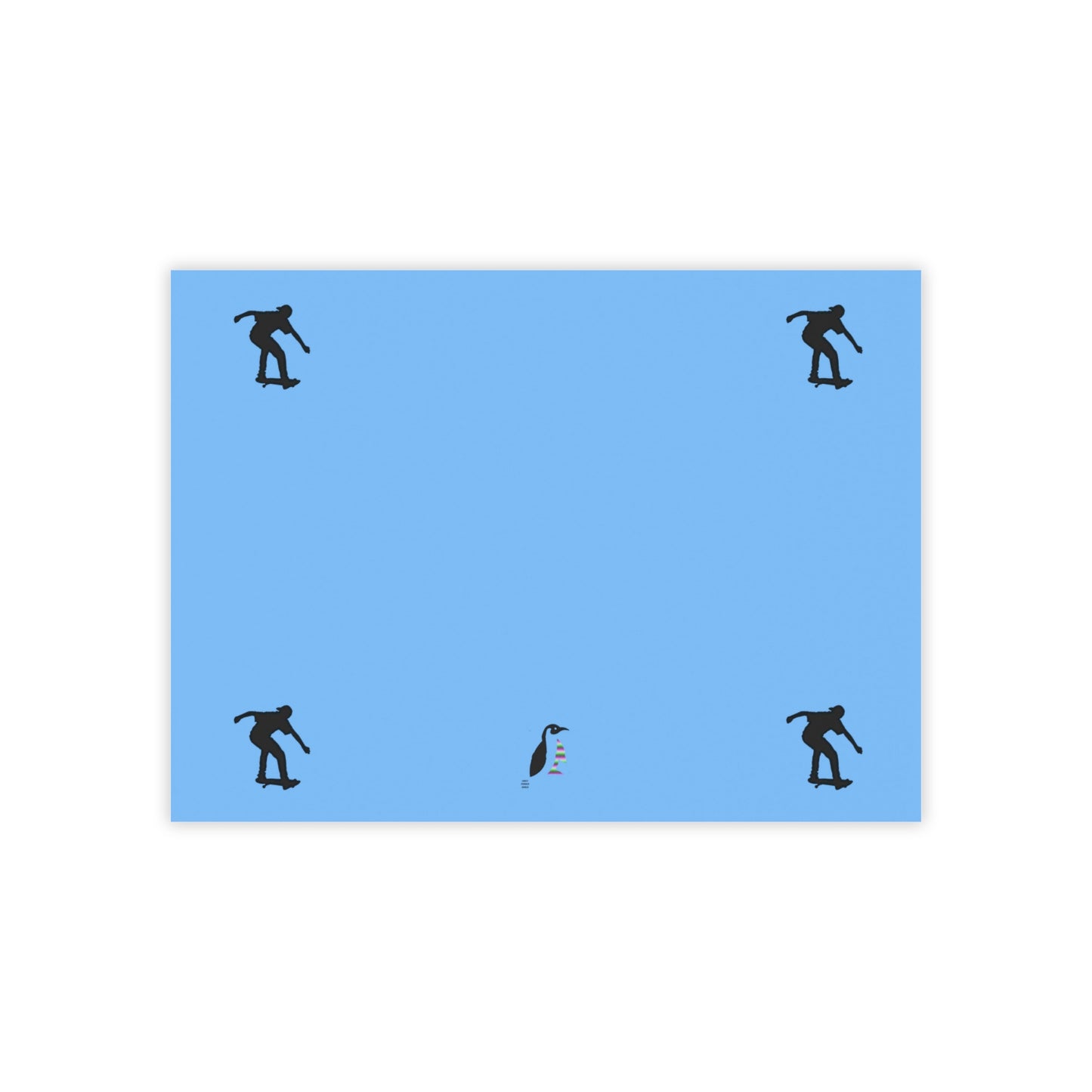 Post-it® Note Pads: Skateboarding Lite Blue