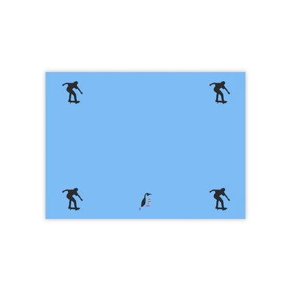 Post-it® Note Pads: Skateboarding Lite Blue