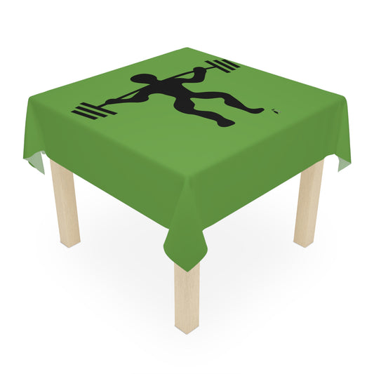 Tablecloth: Weightlifting Green