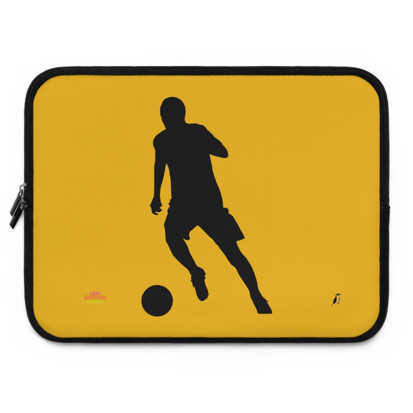 Laptop Sleeve: Soccer Yellow