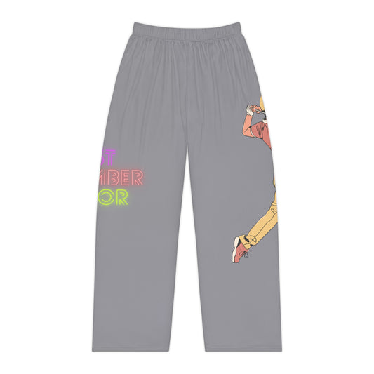 Pambabaeng Pajama Pants: Golf Gray