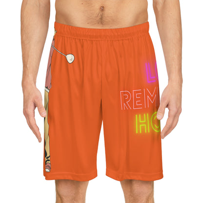 Basketball Shorts: Golf Orange