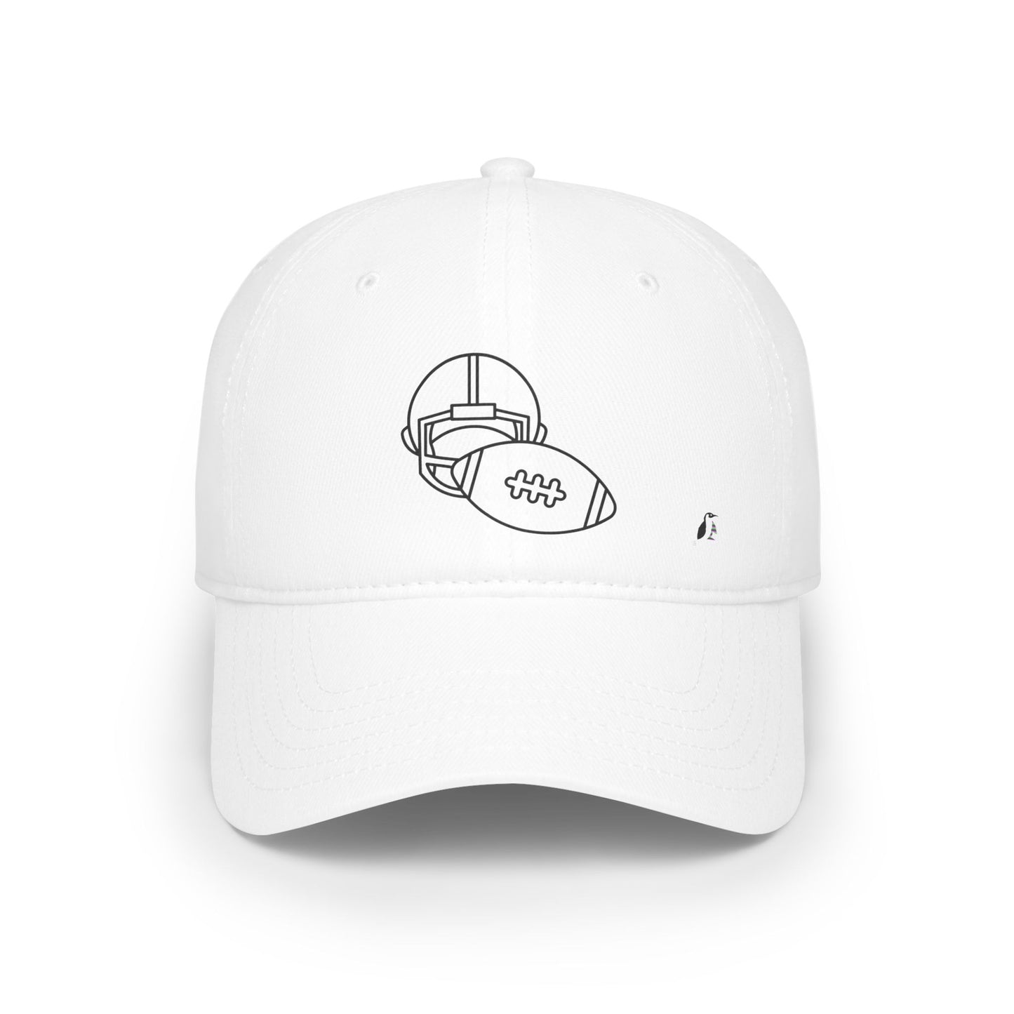 Low Profile Baseball Cap: Football