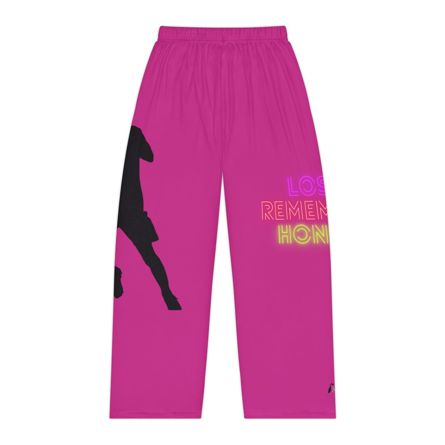 Pambabaeng Pajama Pantalon: Soccer Pink 