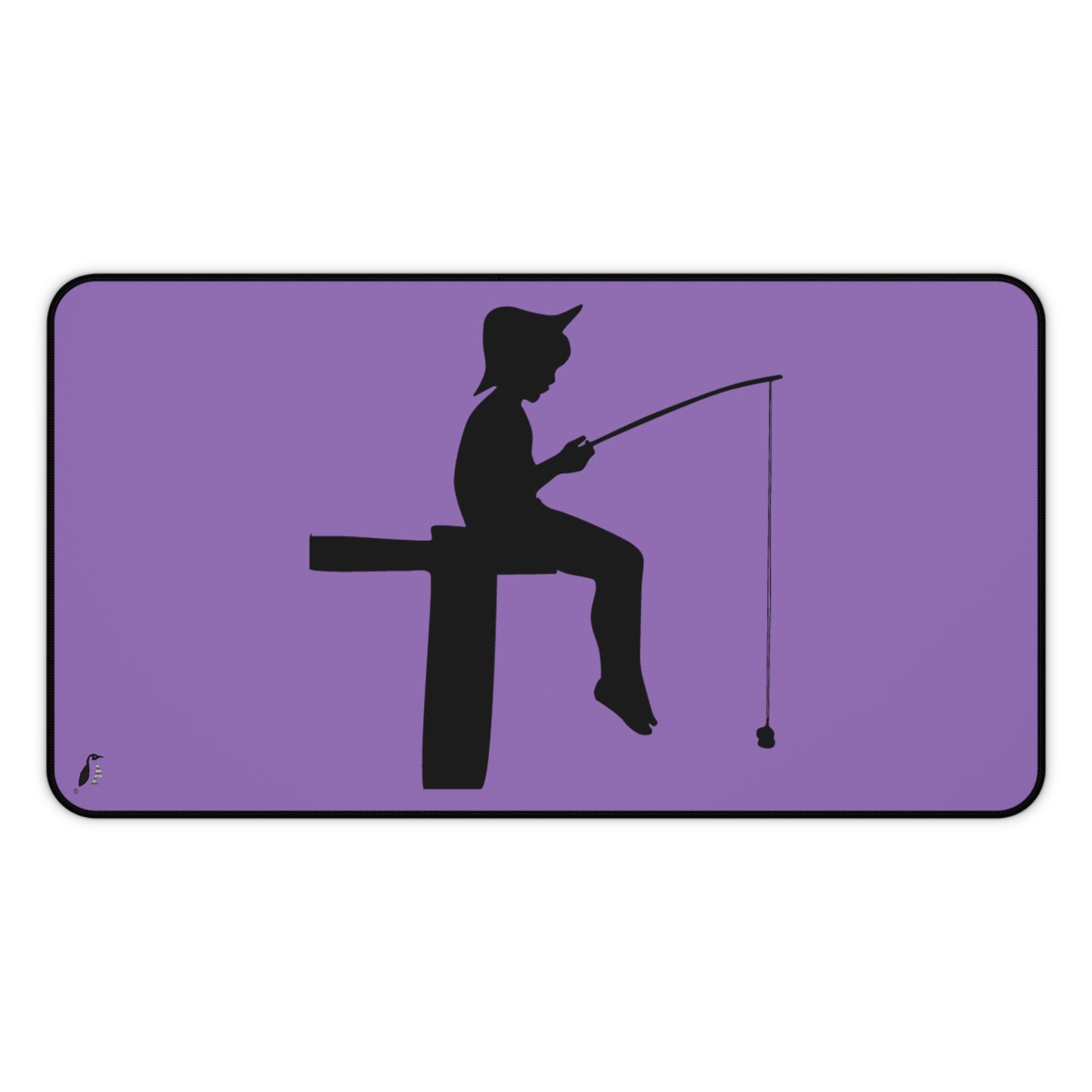 Desk Mat: Fishing Lite Purple