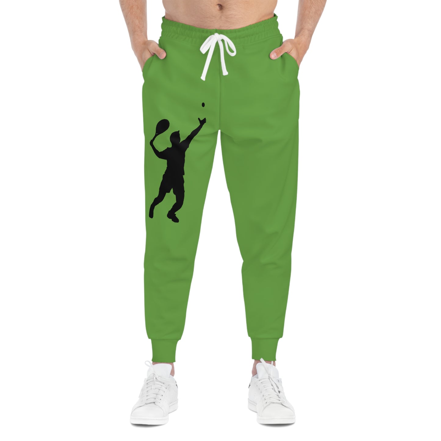 Athletic Joggers: Tennis Green