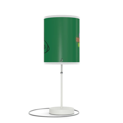 Lamp on a Stand, US|CA plug: Football Dark Green