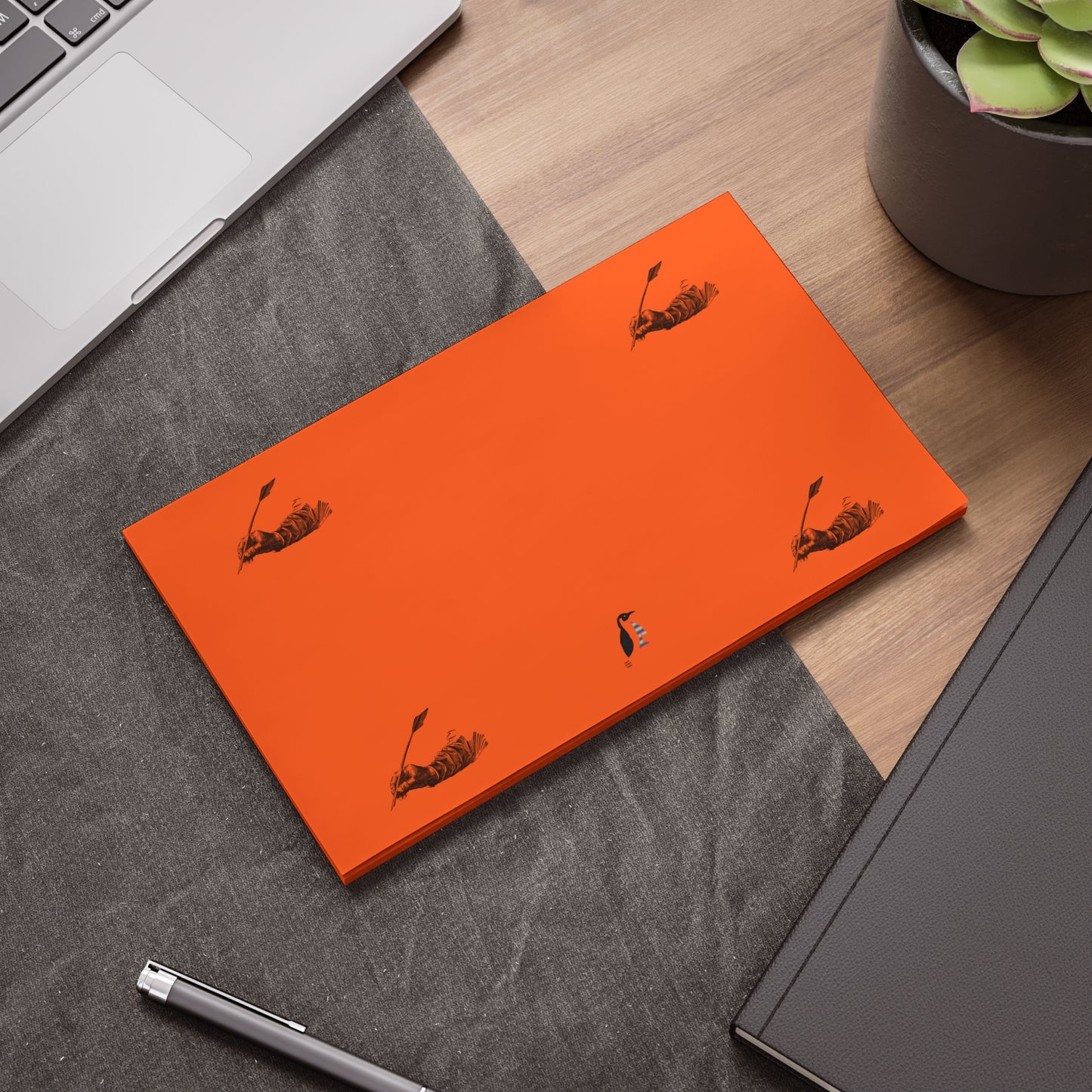 Post-it® Note Pads: Writing Orange