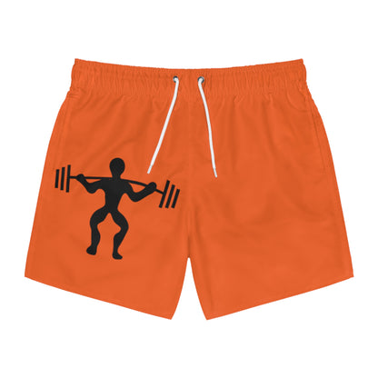 Swim Trunks: Weightlifting Orange