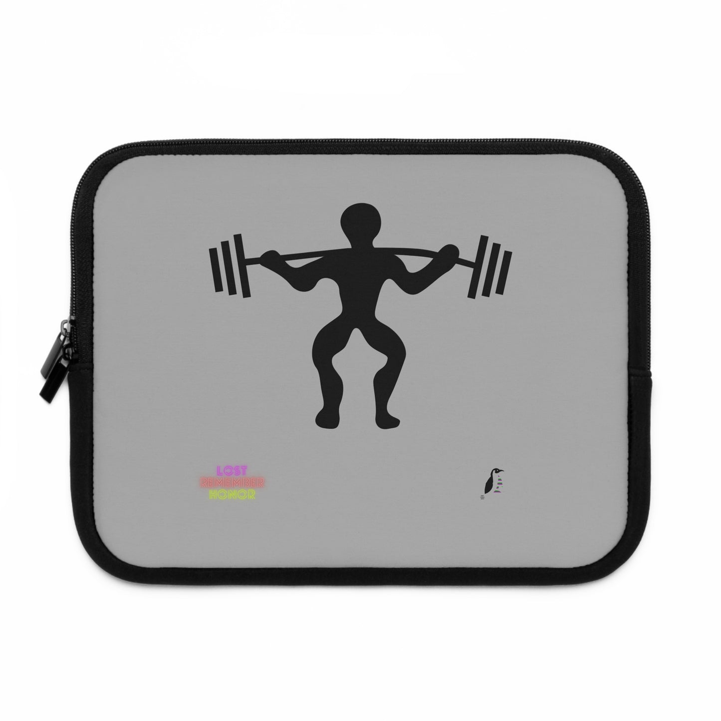 Laptop Sleeve: Weightlifting Lite Grey