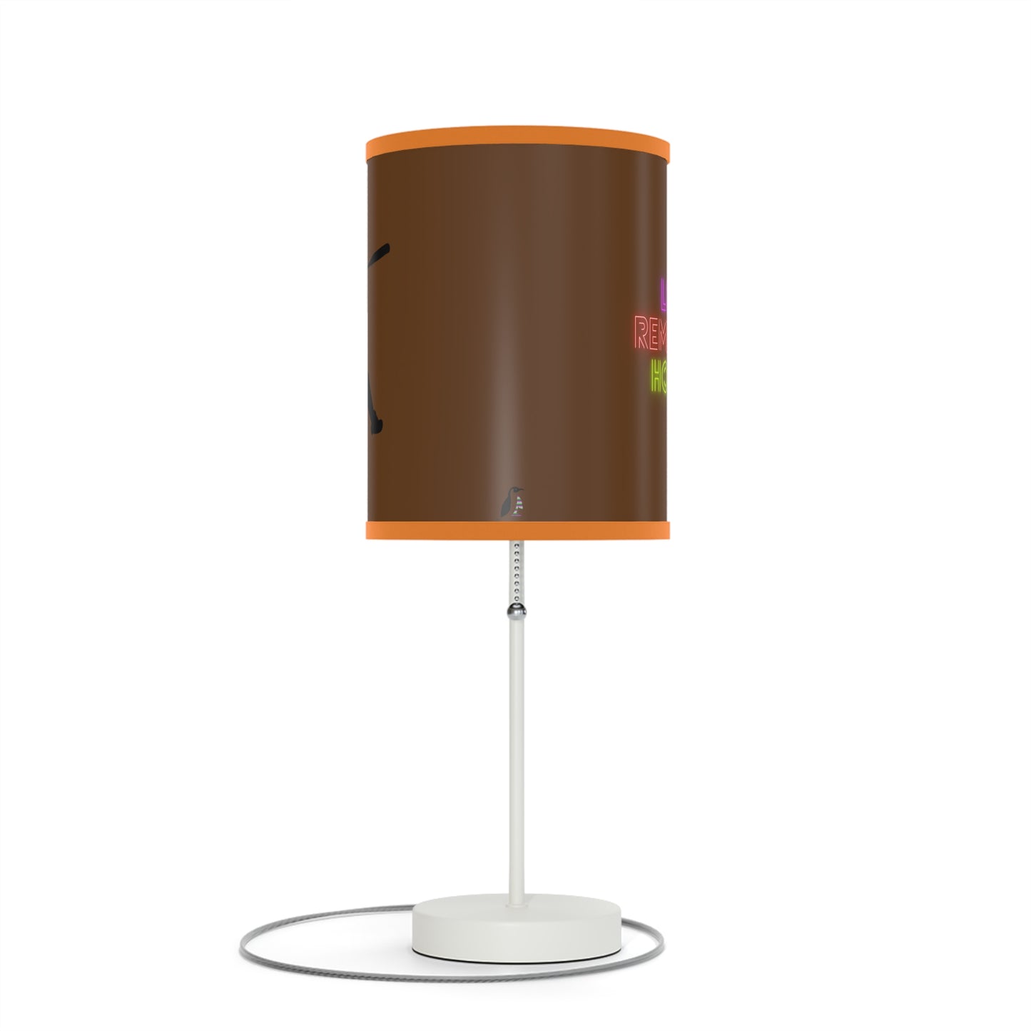 Lamp on a Stand, US|CA plug: Baseball Brown