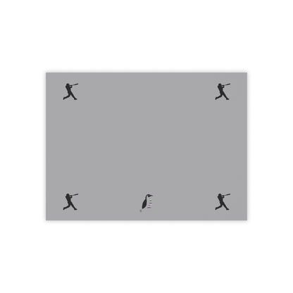 Post-it® Note Pads: Baseball Grey