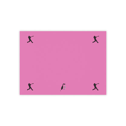 Post-it® Note Pads: Baseball Lite Pink