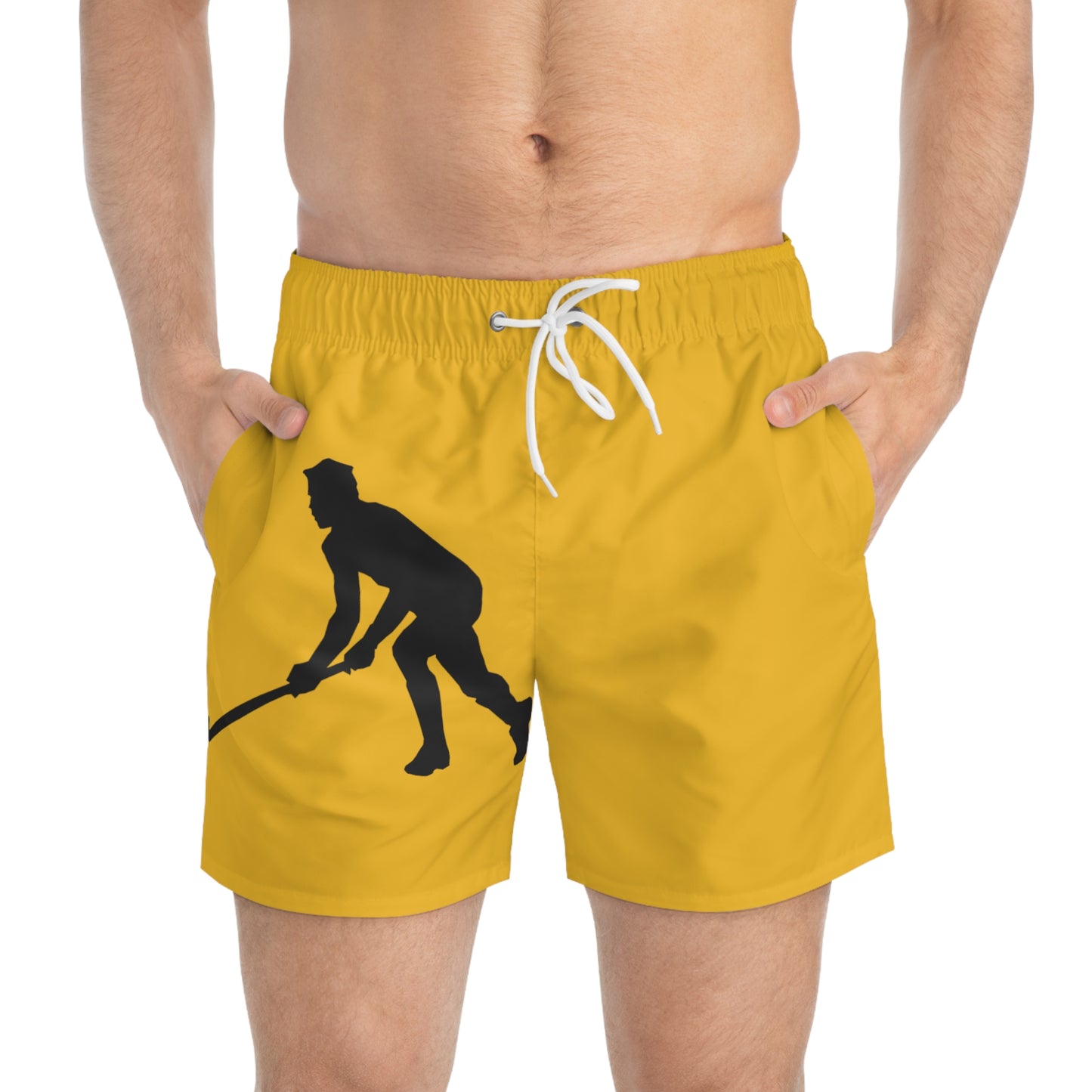 Swim Trunks: Hockey Yellow