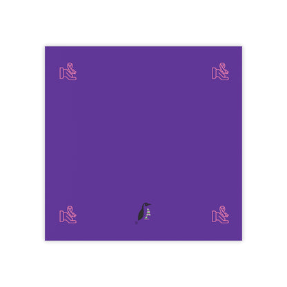 Post-it® Note Pads: Fight Cancer Purple