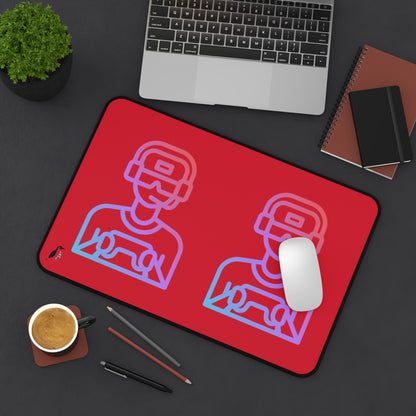 Desk Mat: Gaming Dark Red