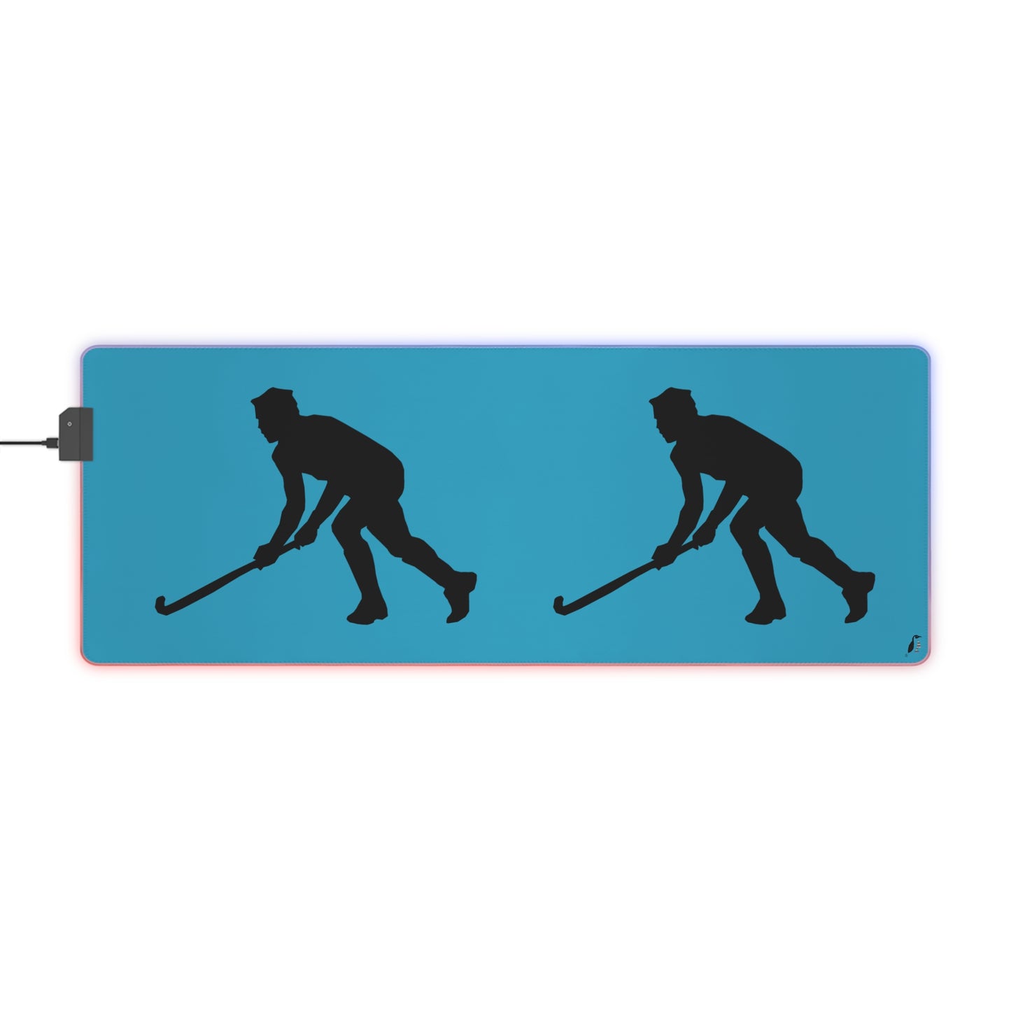 LED Gaming Mouse Pad: Hockey Turquoise