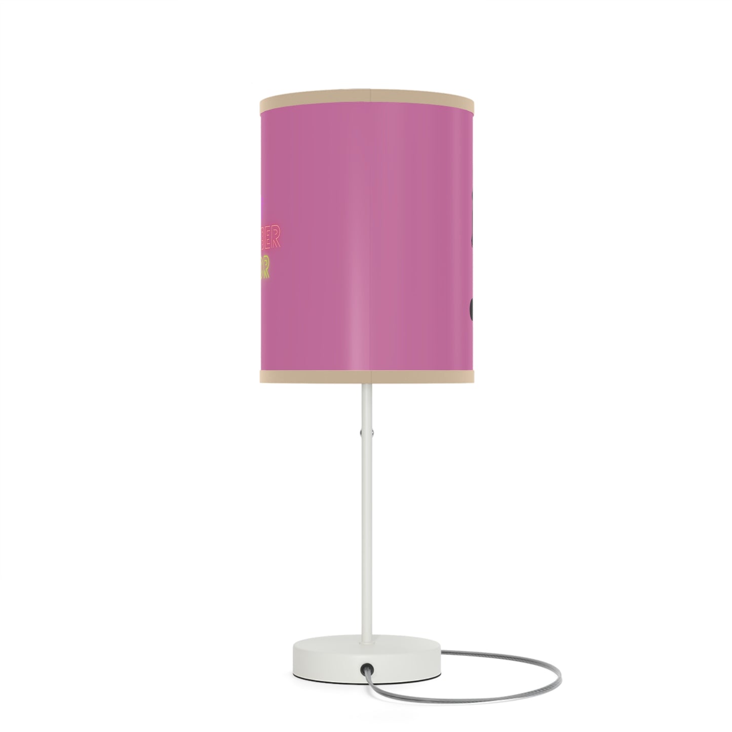 Lamp on a Stand, US|CA plug: Soccer Lite Pink