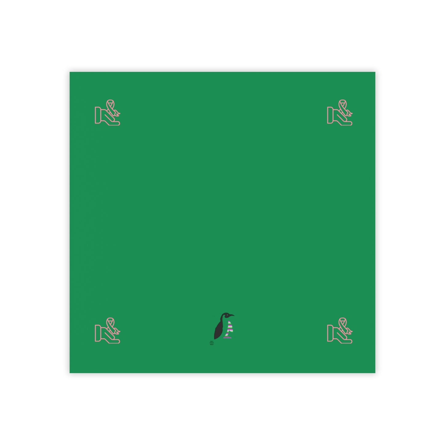 Post-it® Note Pads: Fight Cancer Dark Green