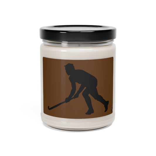 Scented Soy Candle, 9oz: Hockey Brown