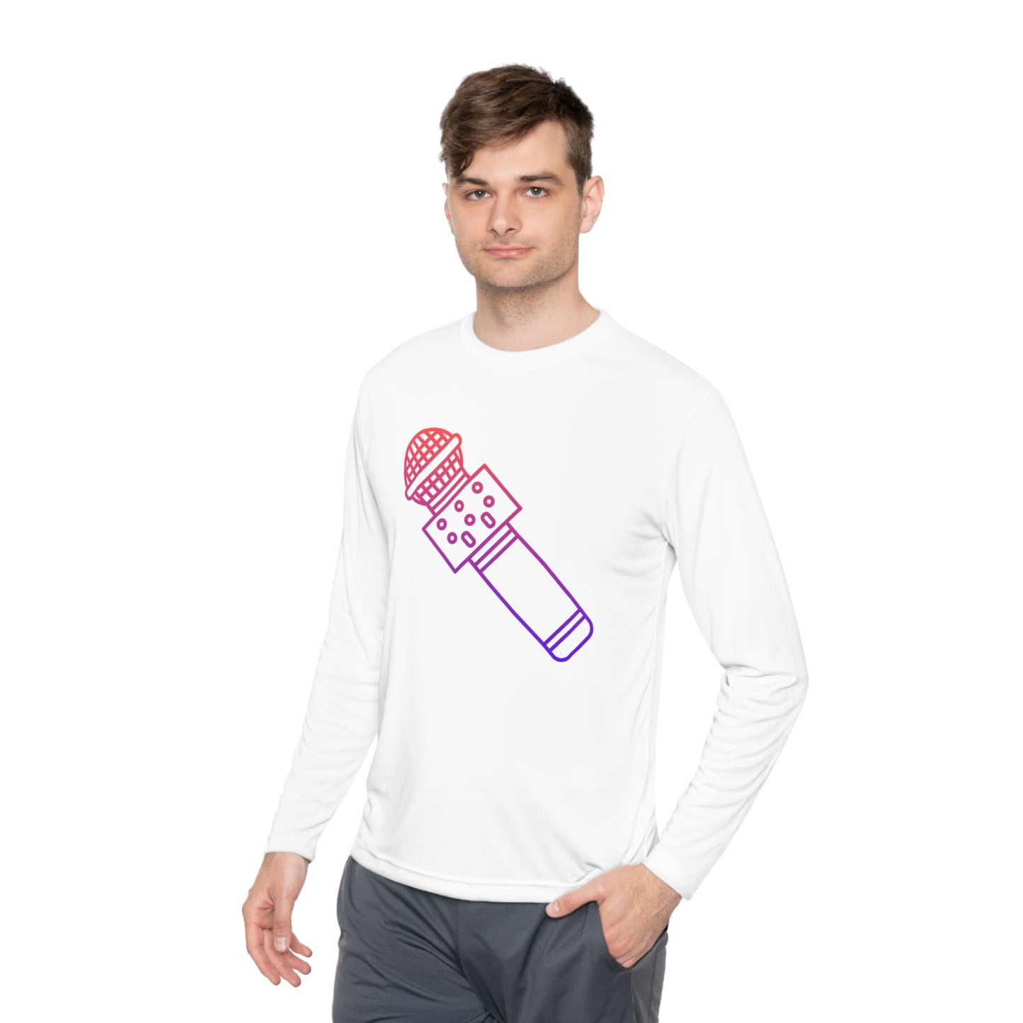 Lightweight Long Sleeve Tee: Music #1