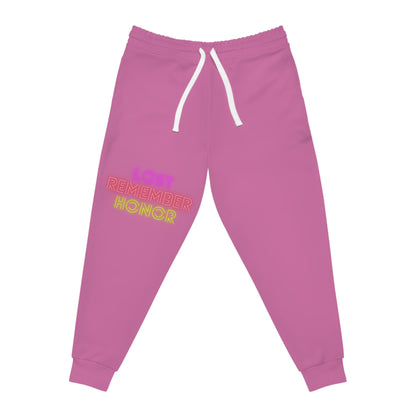 Athletic Joggers: Lost Remember Honor Lite Pink