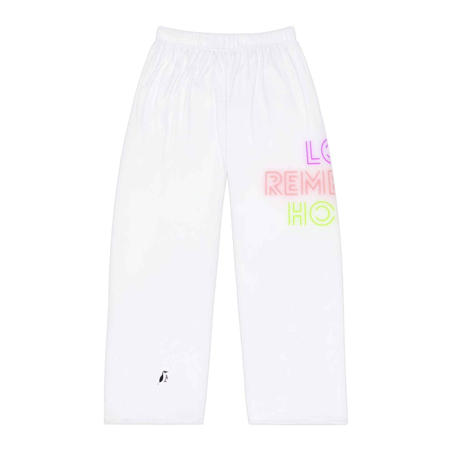 Men's Pajama Pants: Lost Remember Honor White