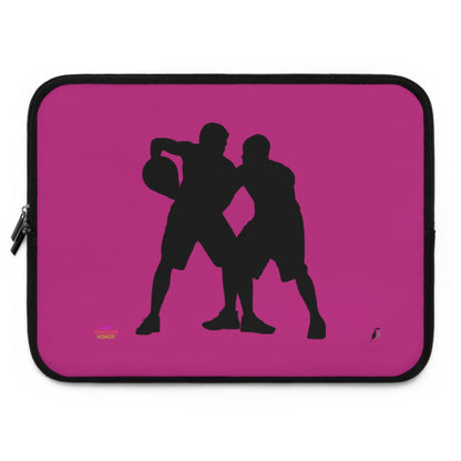 Laptop Sleeve: Basketball Pink