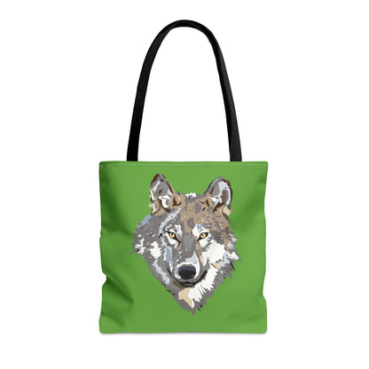 Tote Bag: Wolves Green