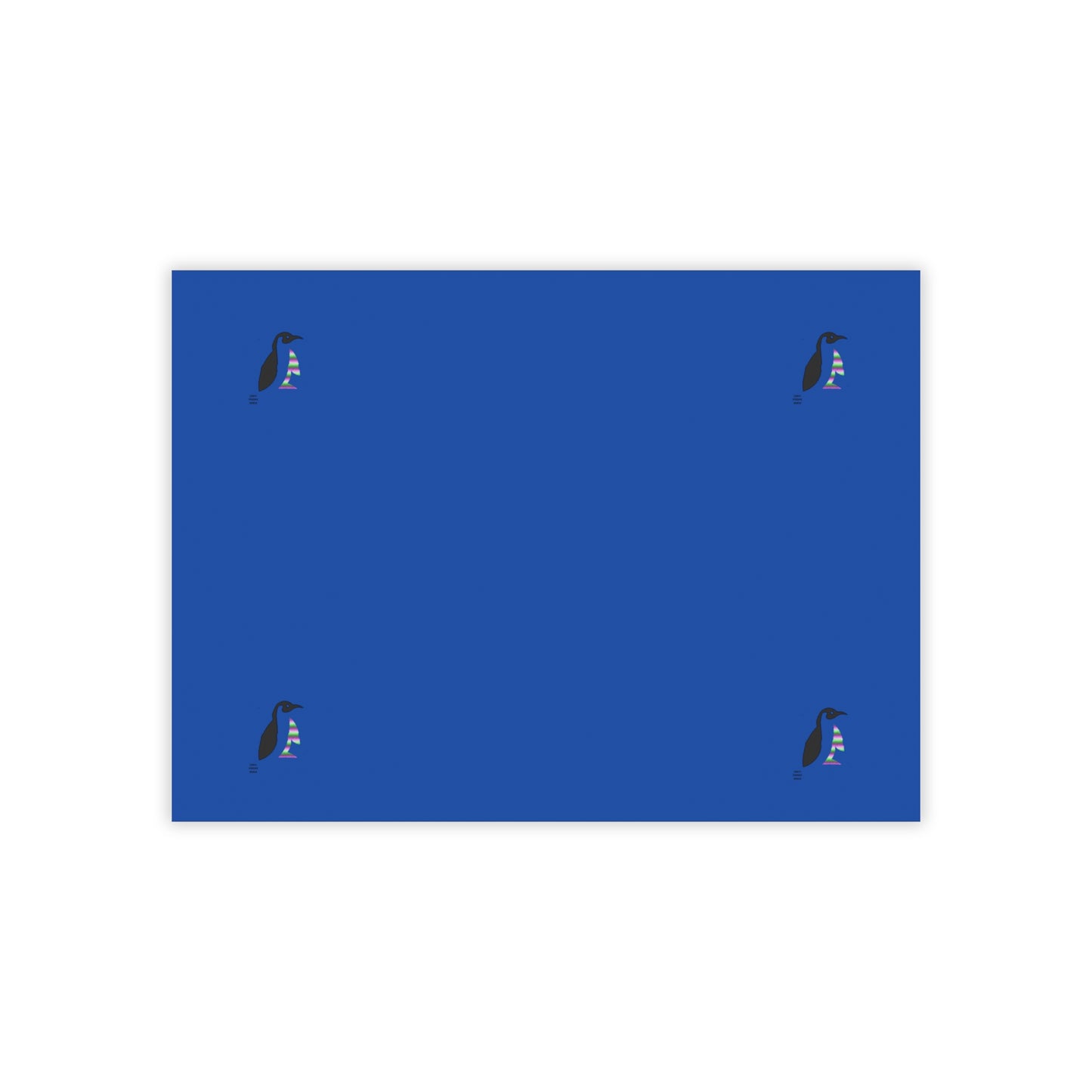 Post-it® Note Pads: Crazy Penguin World Logo Dark Blue