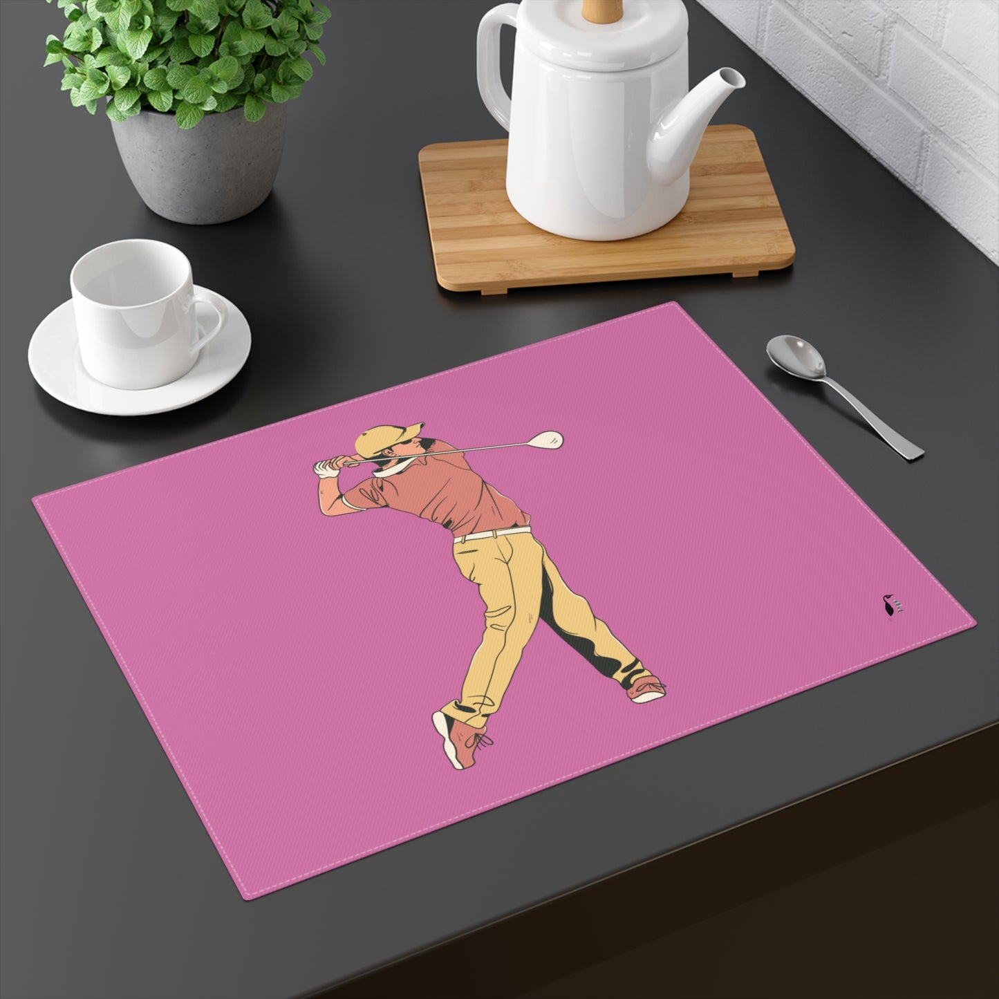 Placemat, 1pc: Golf Lite Pink