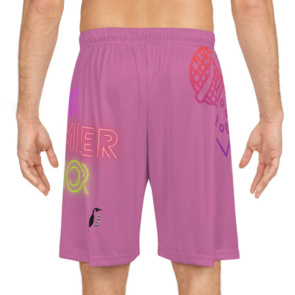 Basketball Shorts: Music Lite Pink