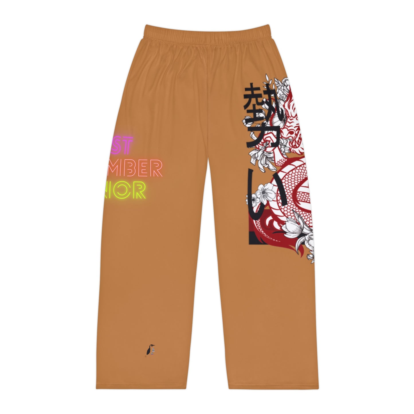 Panlalaking Pajama Pants: Dragons Lite Brown 