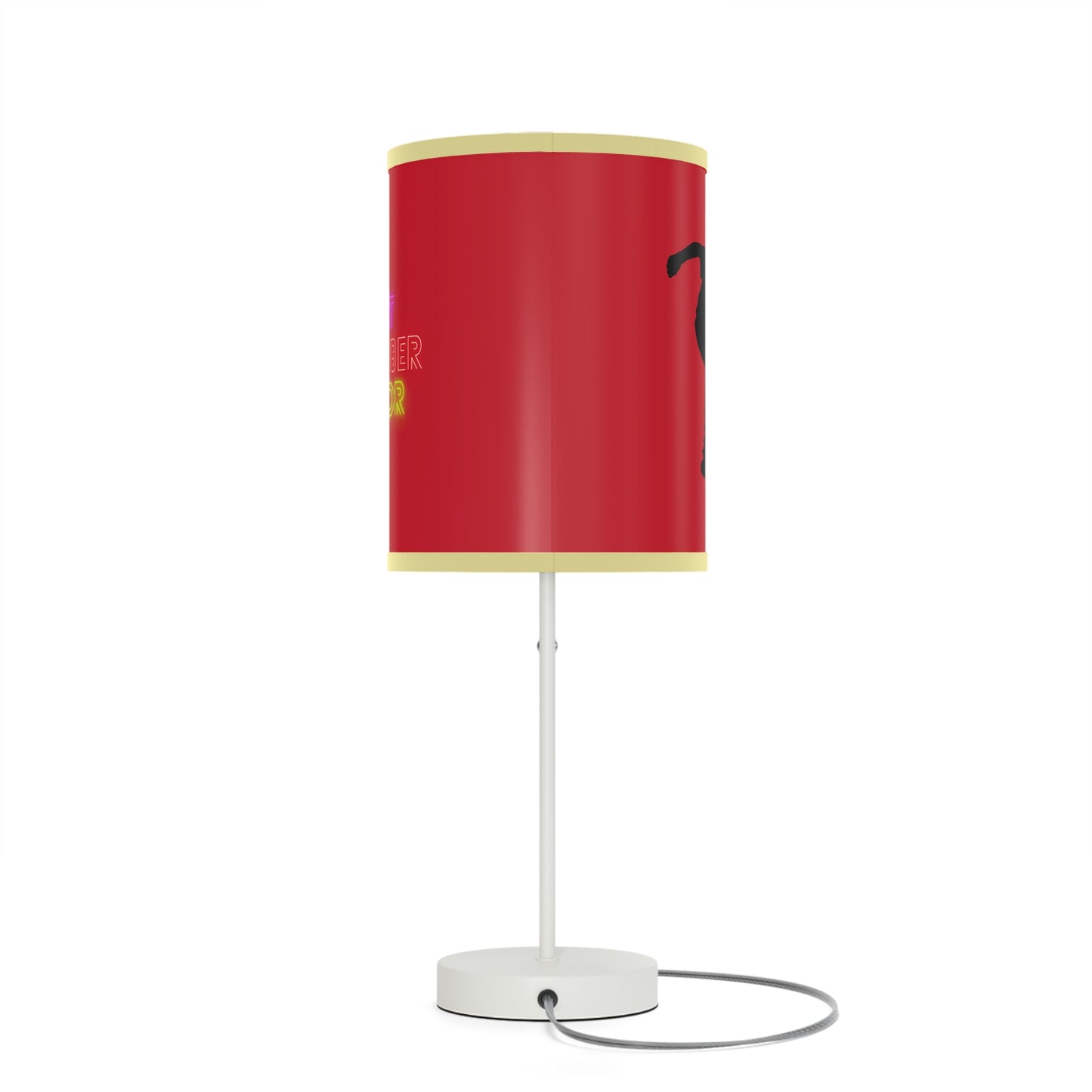 Lamp on a Stand, US|CA plug: Skateboarding Dark Red