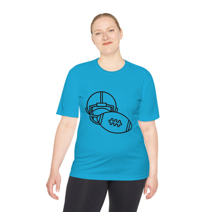 Moisture Wicking Tee: Football #2