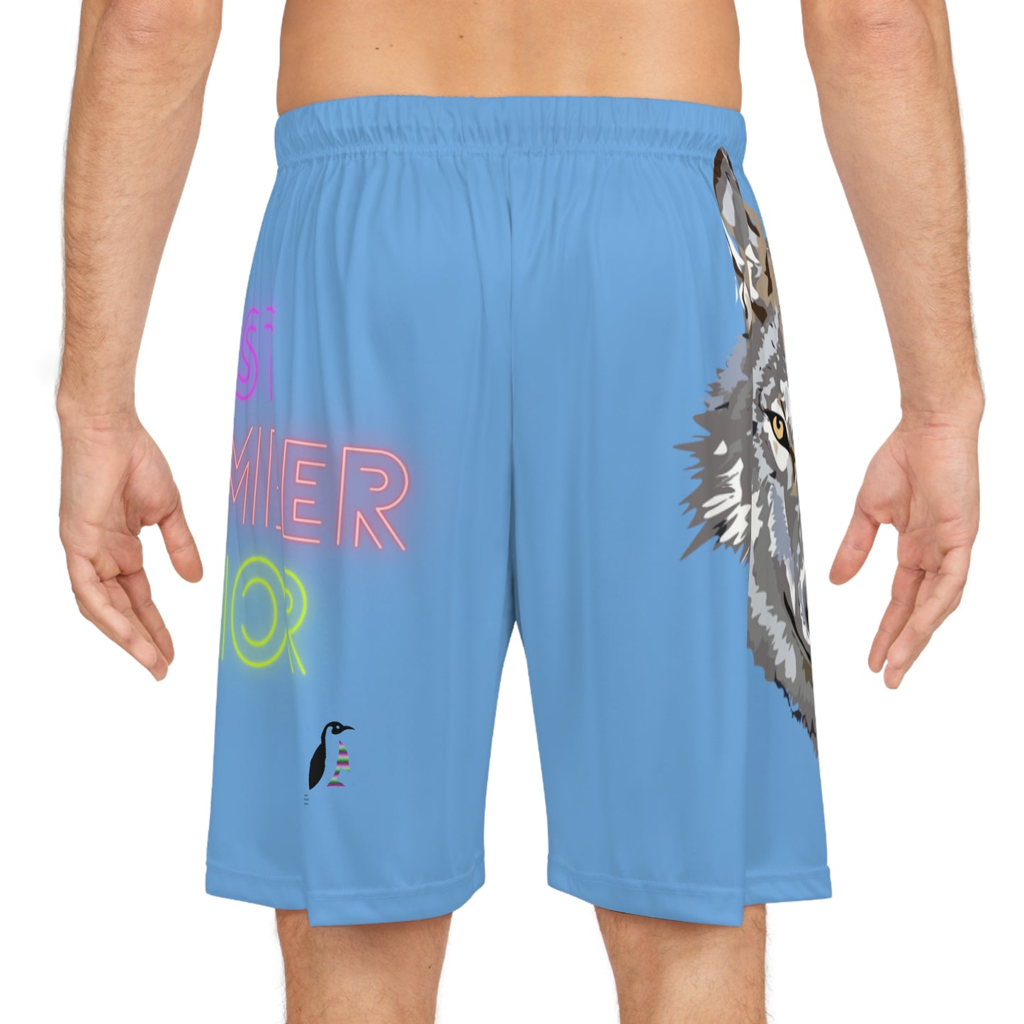 Basketball Shorts: Wolves Lite Blue