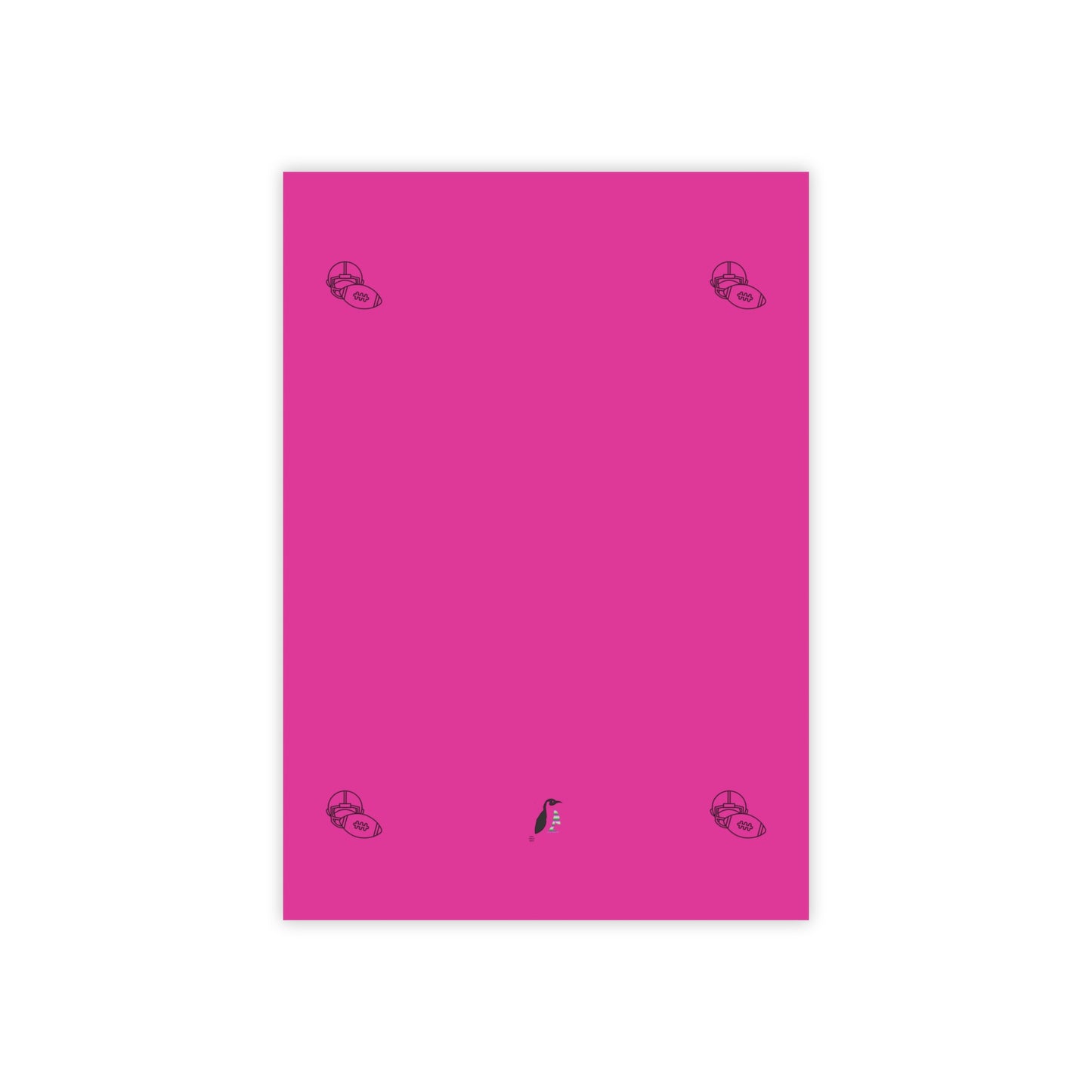 Post-it® Note Pads: Football Pink