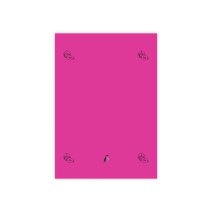 Post-it® Note Pads: Football Pink