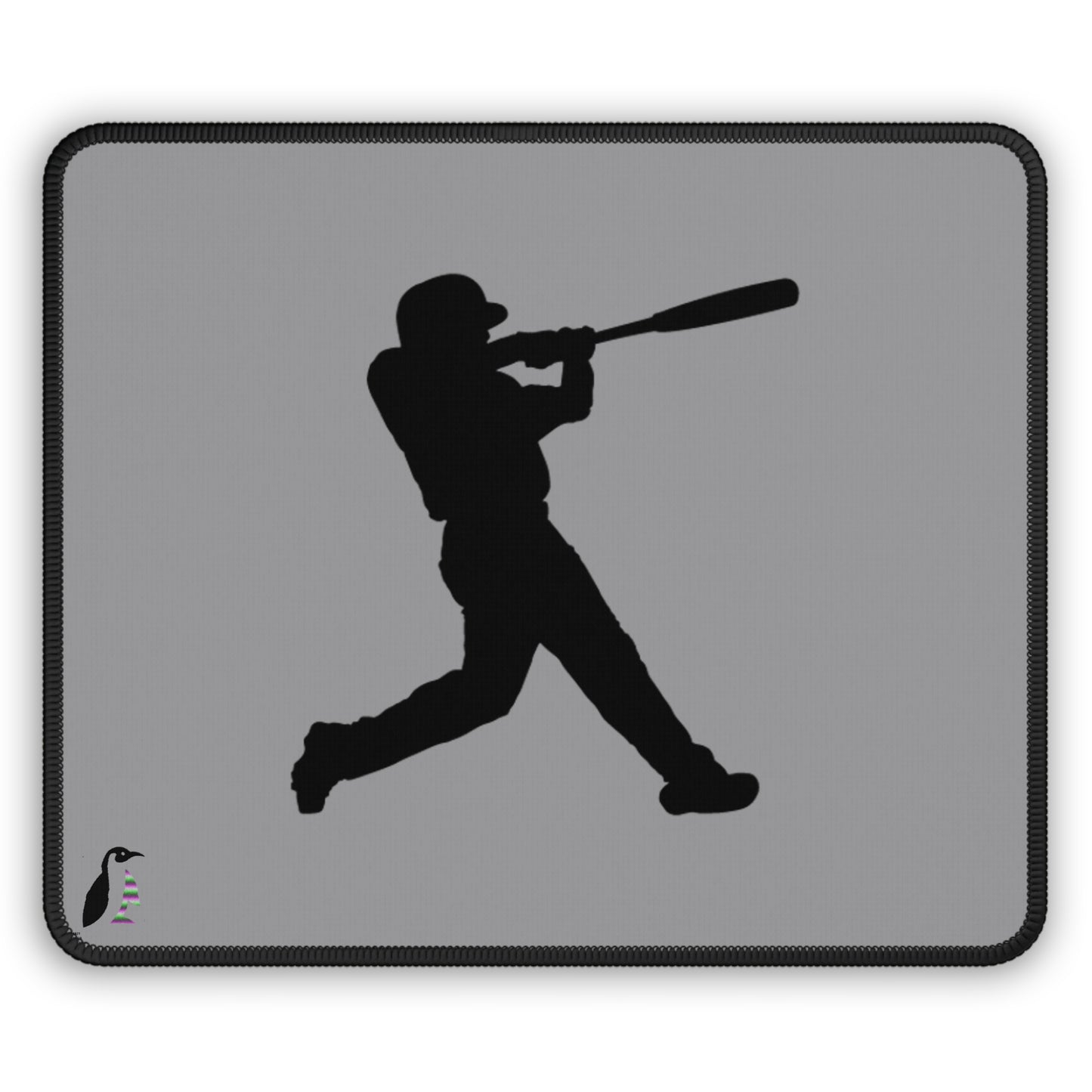 Gaming Mouse Pad: Baseball Grey