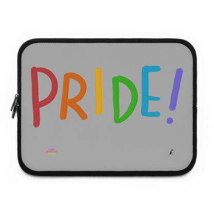 Laptop Sleeve: LGBTQ Pride Lite Grey