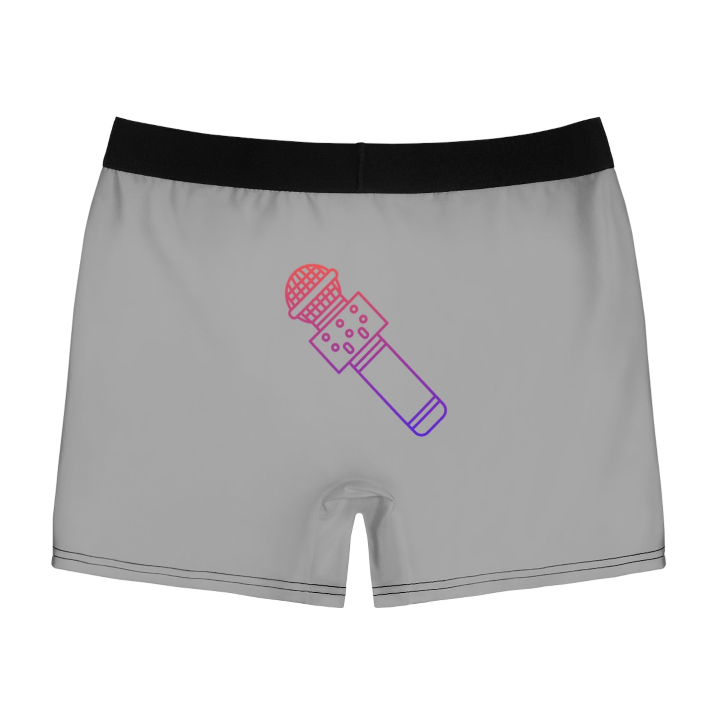 Men's Boxer Briefs: Music Lite Grey