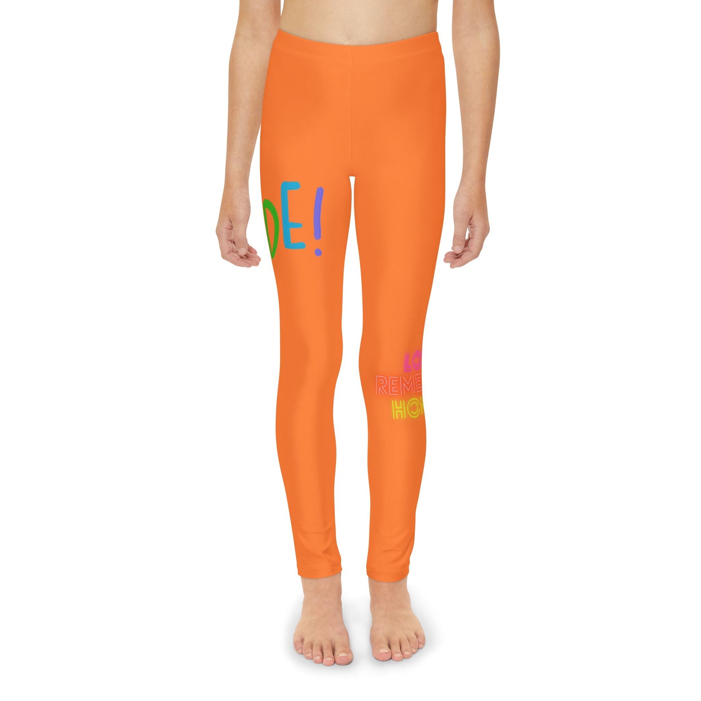 Youth Full-Length Leggings: LGBTQ Pride Crusta