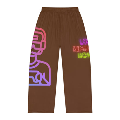 Men's Pajama Pants: Gaming Brown