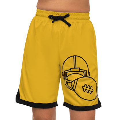 Basketball Rib Shorts: Football Yellow