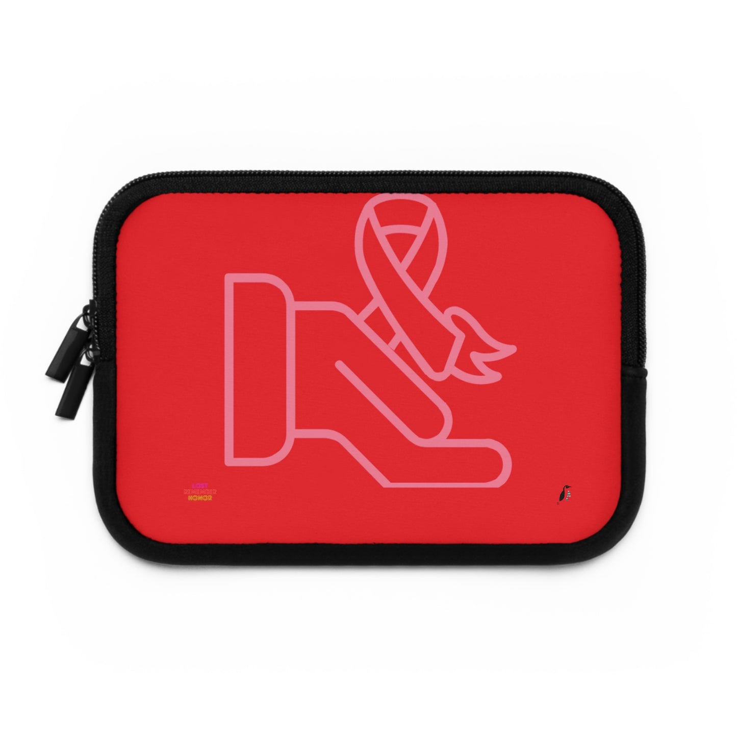 Laptop Sleeve: Fight Cancer Red