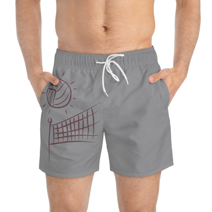 Swim Trunks: Volleyball Grey