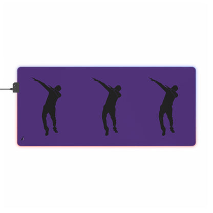 LED Gaming Mouse Pad: Dance Purple