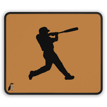 Gaming Mouse Pad: Baseball Lite Brown